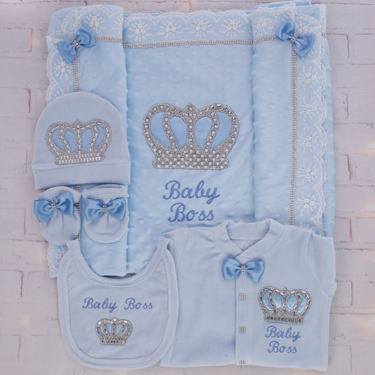 Tiny Monarch Blue Luxury Set