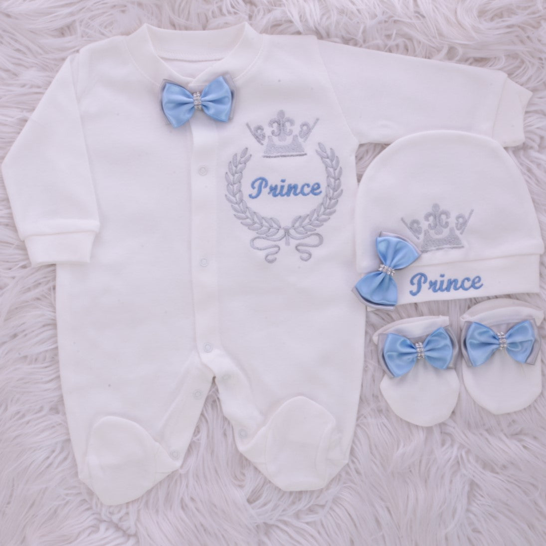 White & Blue Prince Set