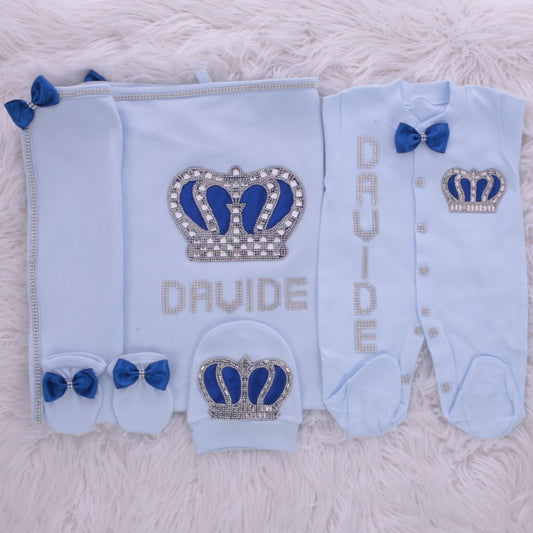 Baby Blue Regency Ensemble Set