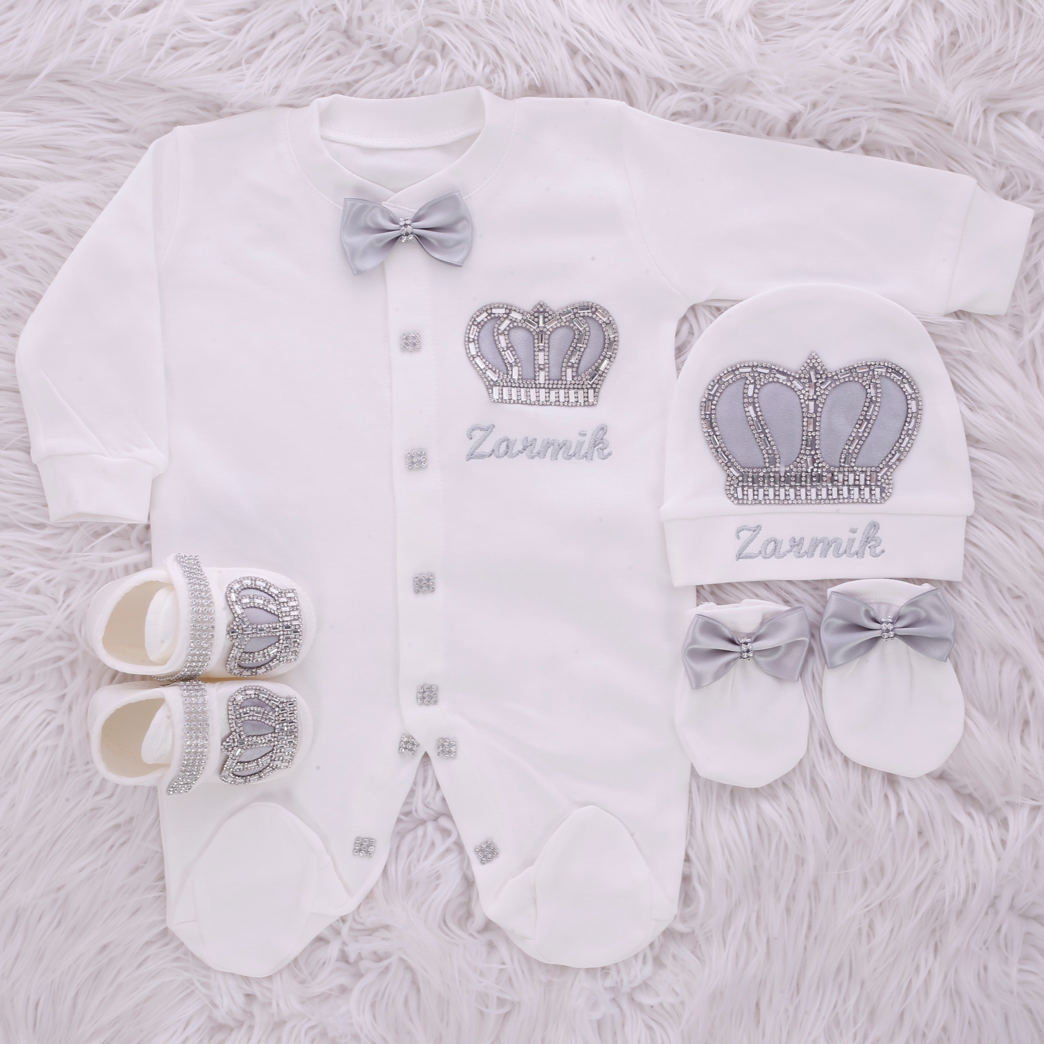 Royal Silver Crown Prince Set