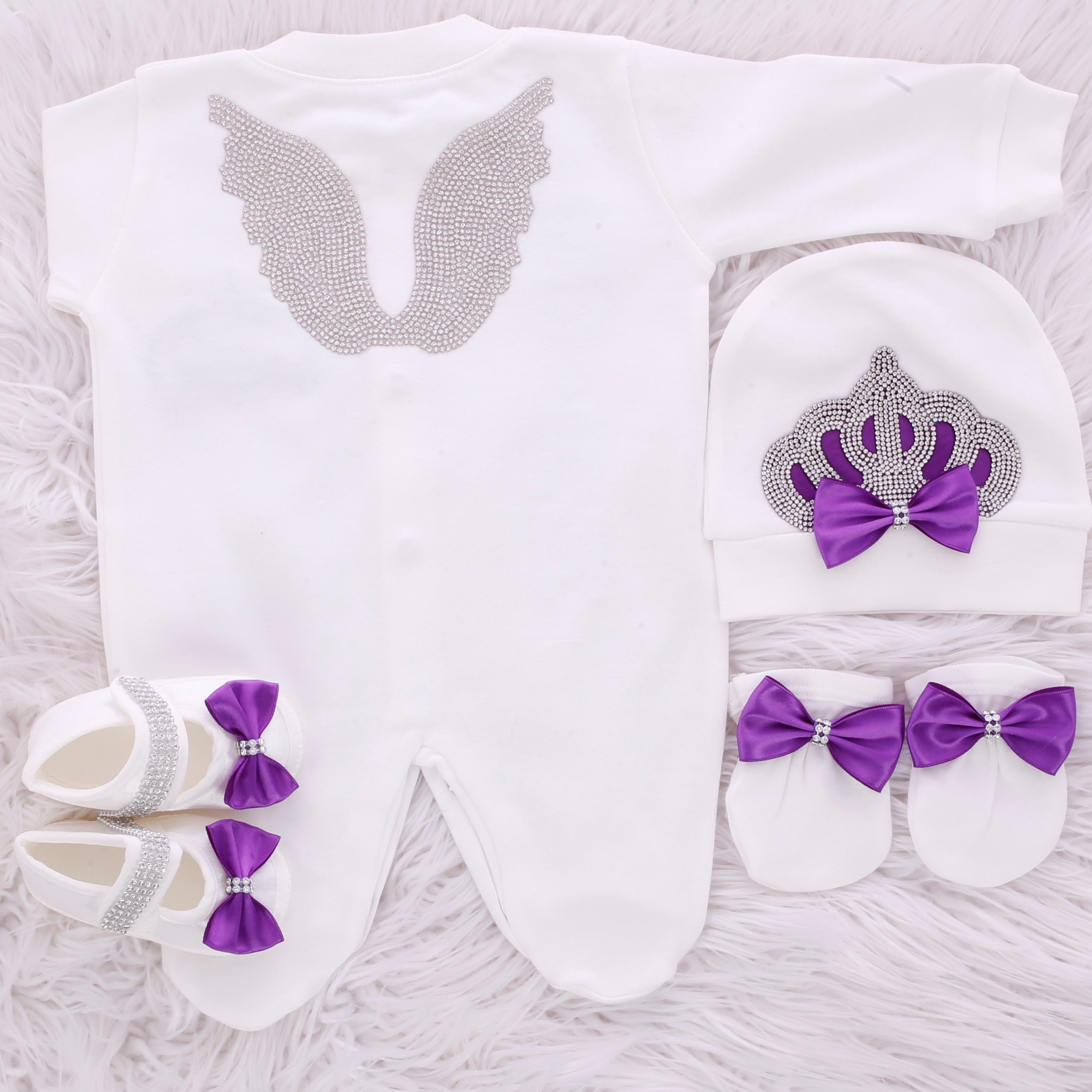 Elegant Purple Crown Prince Set