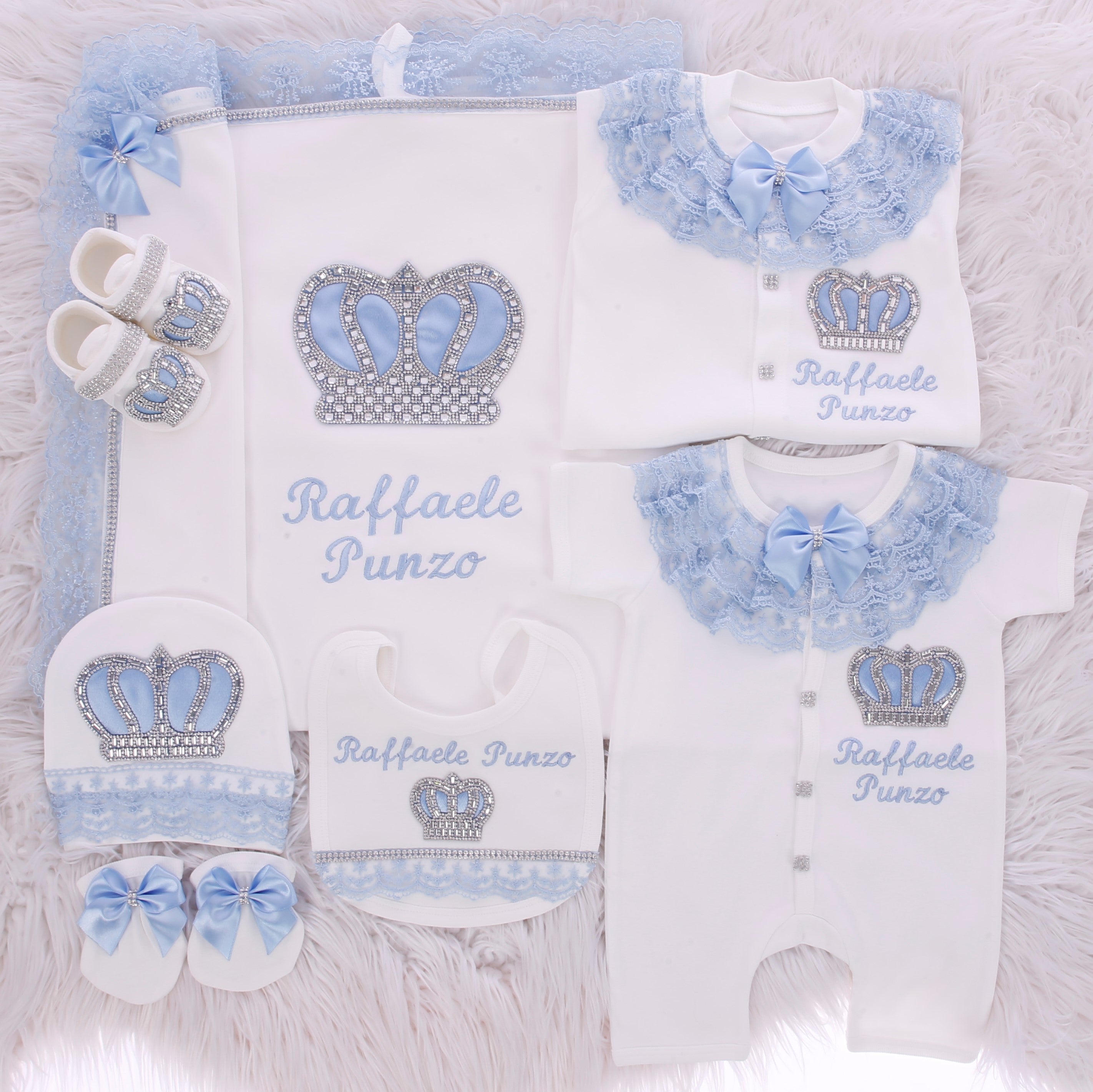 Pure Prince White and Blue Set