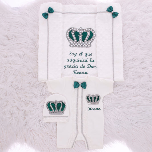 Noble Green Prince Newborn Set