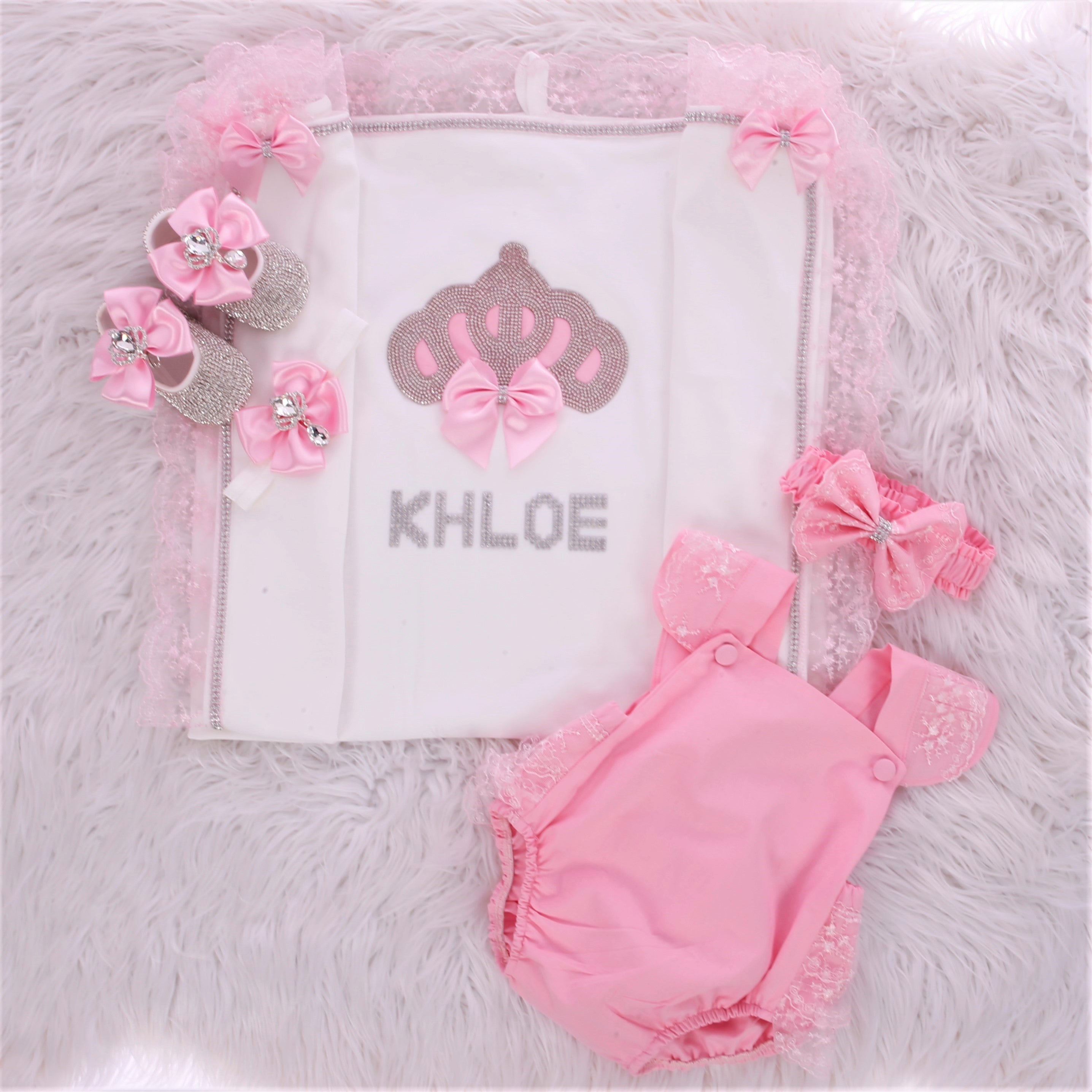 Adorable Pink Baby Treasure Set