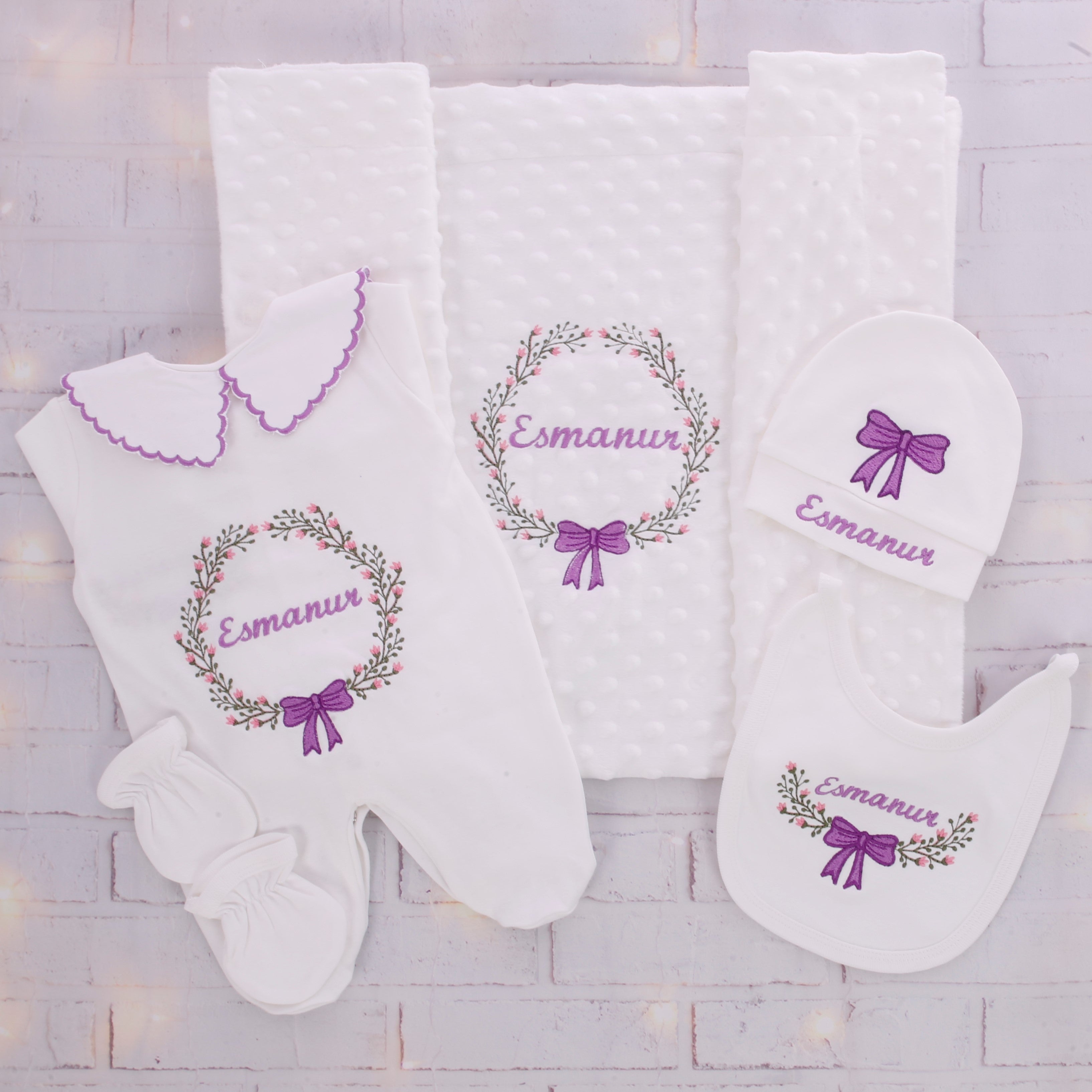 Majestic Purple Prince Baby Charm Set