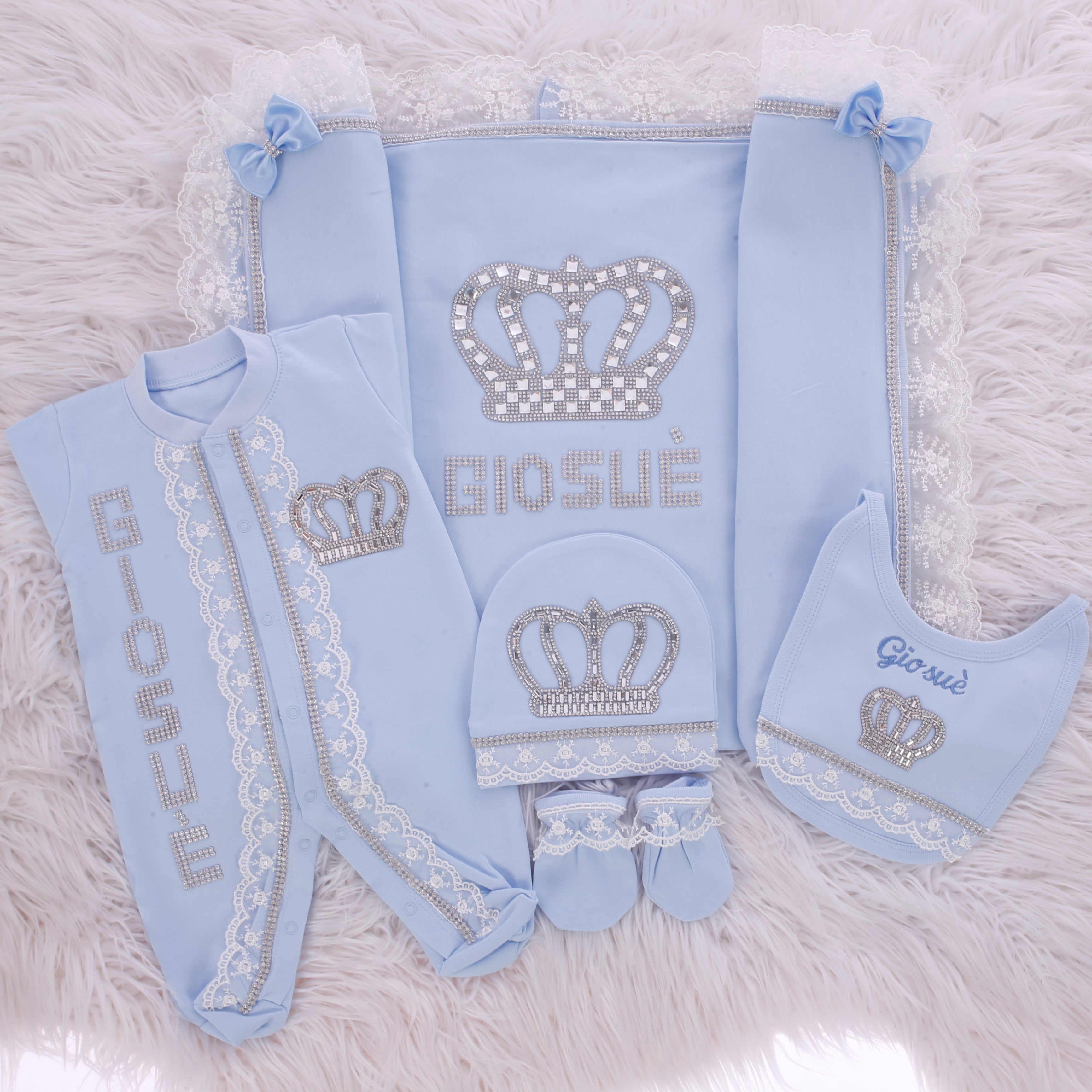 Regal Blue and White Bliss Set