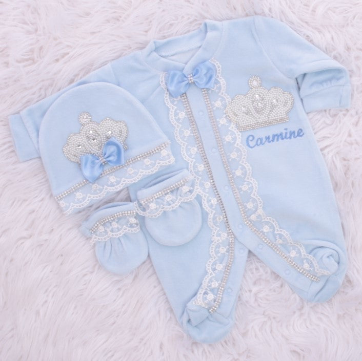 Ocean Whisper Newborn Ensemble Set