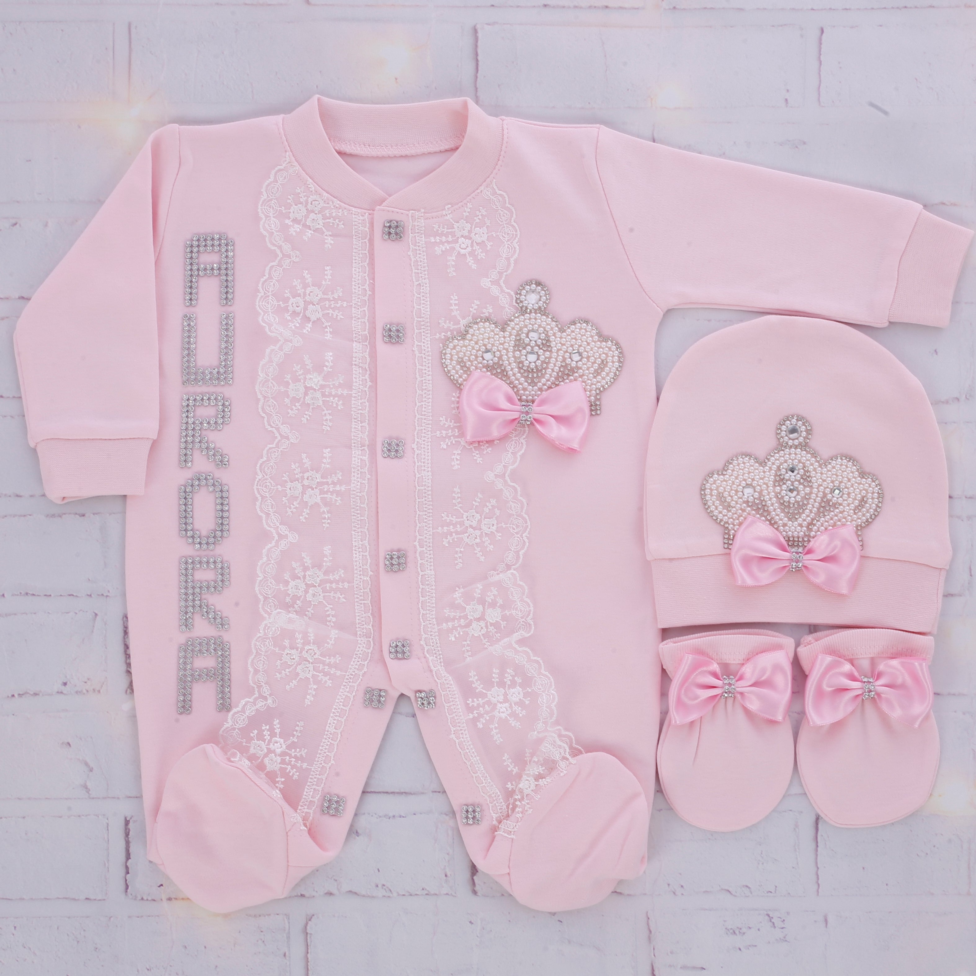 Pink Infant Bliss Charm Set