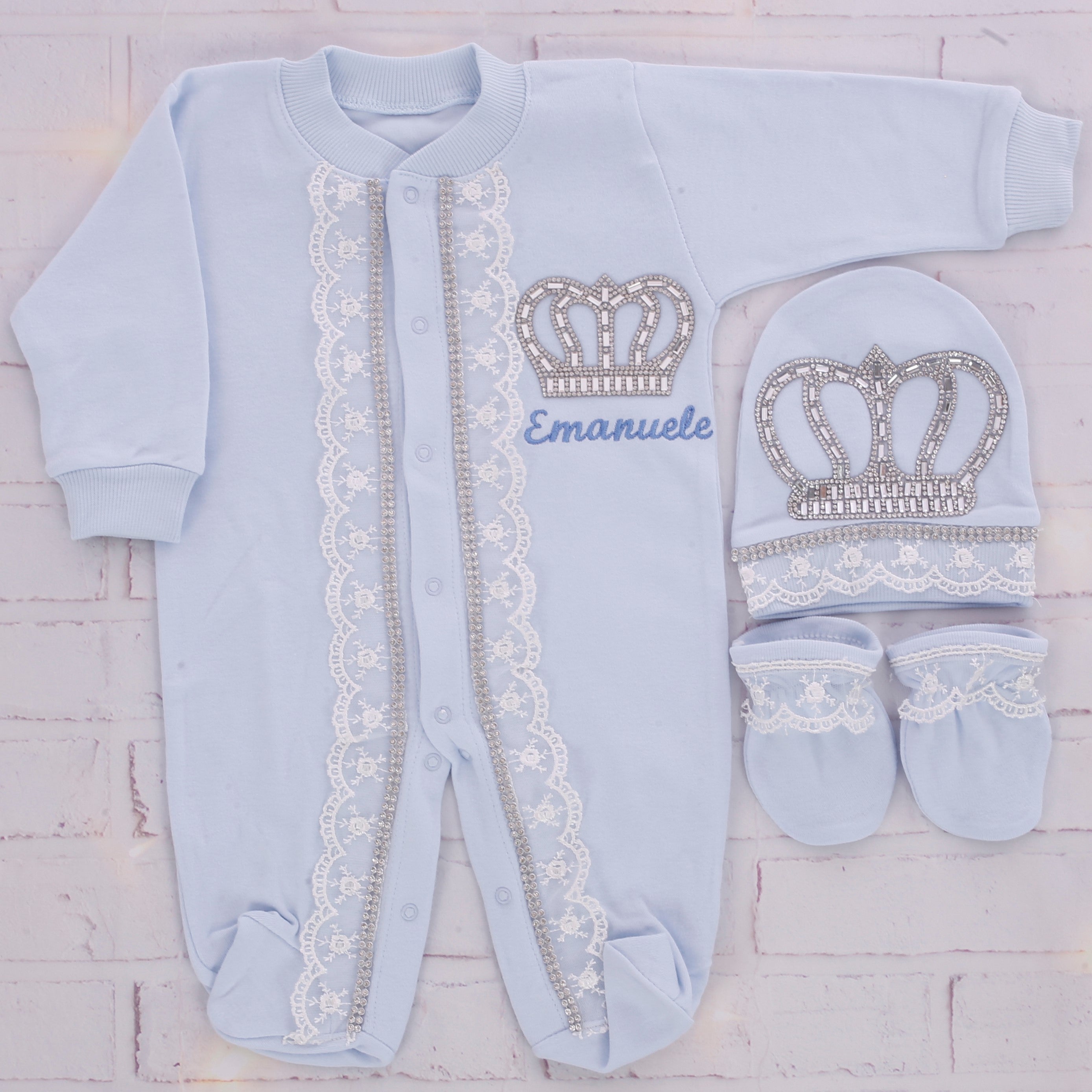 Ultimate Blue Glamour Baby Set