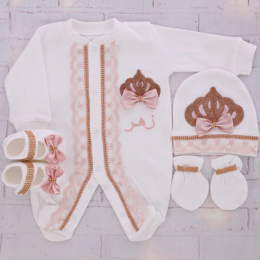 Royalty in Pink Newborn Set