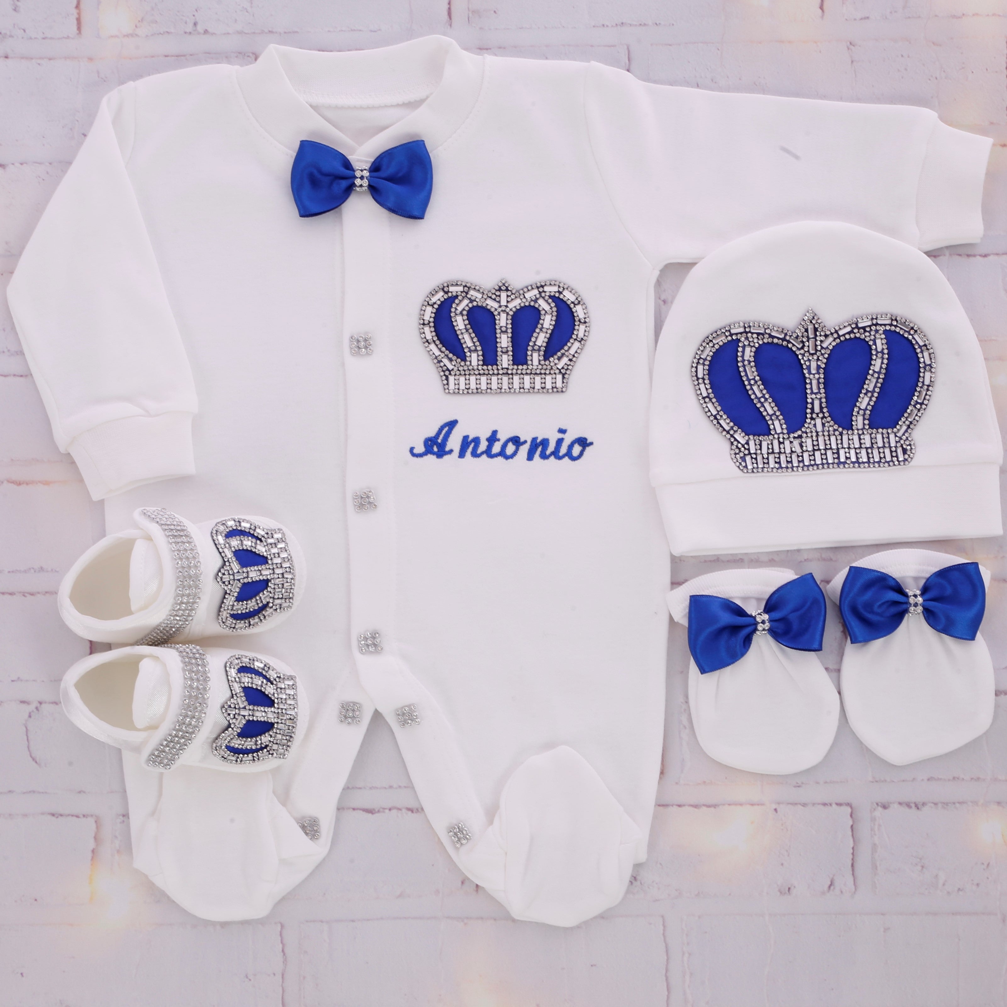 Conjunto de canastilla para bebé Blue Kingly