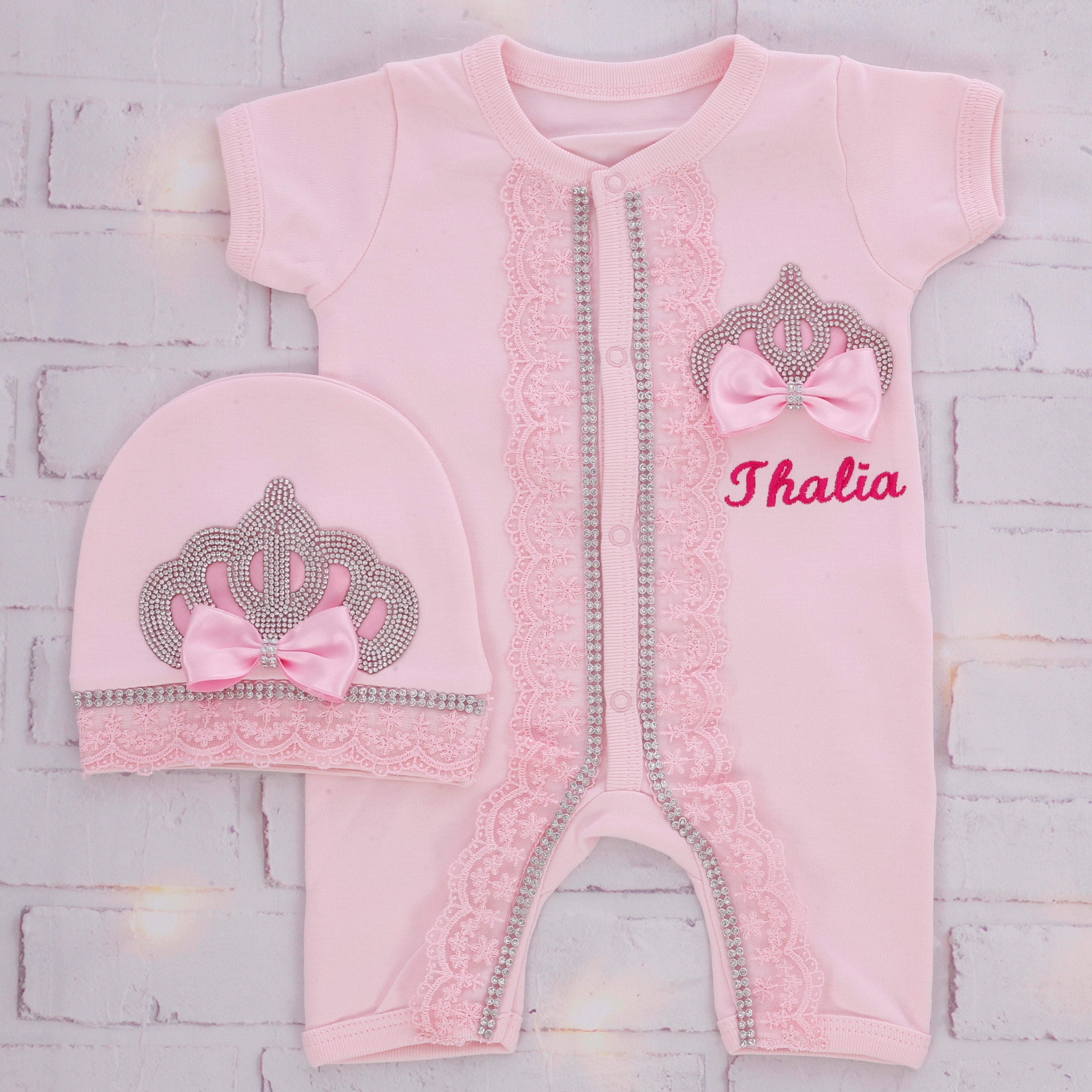 Diamond Princess Baby Outfit Set