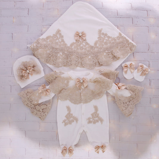 Luxurious Lace Baby Girl Set