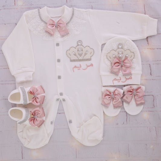 Pink Charm Baby Girl Set