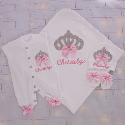 Elegant Petal Baby Girl Set