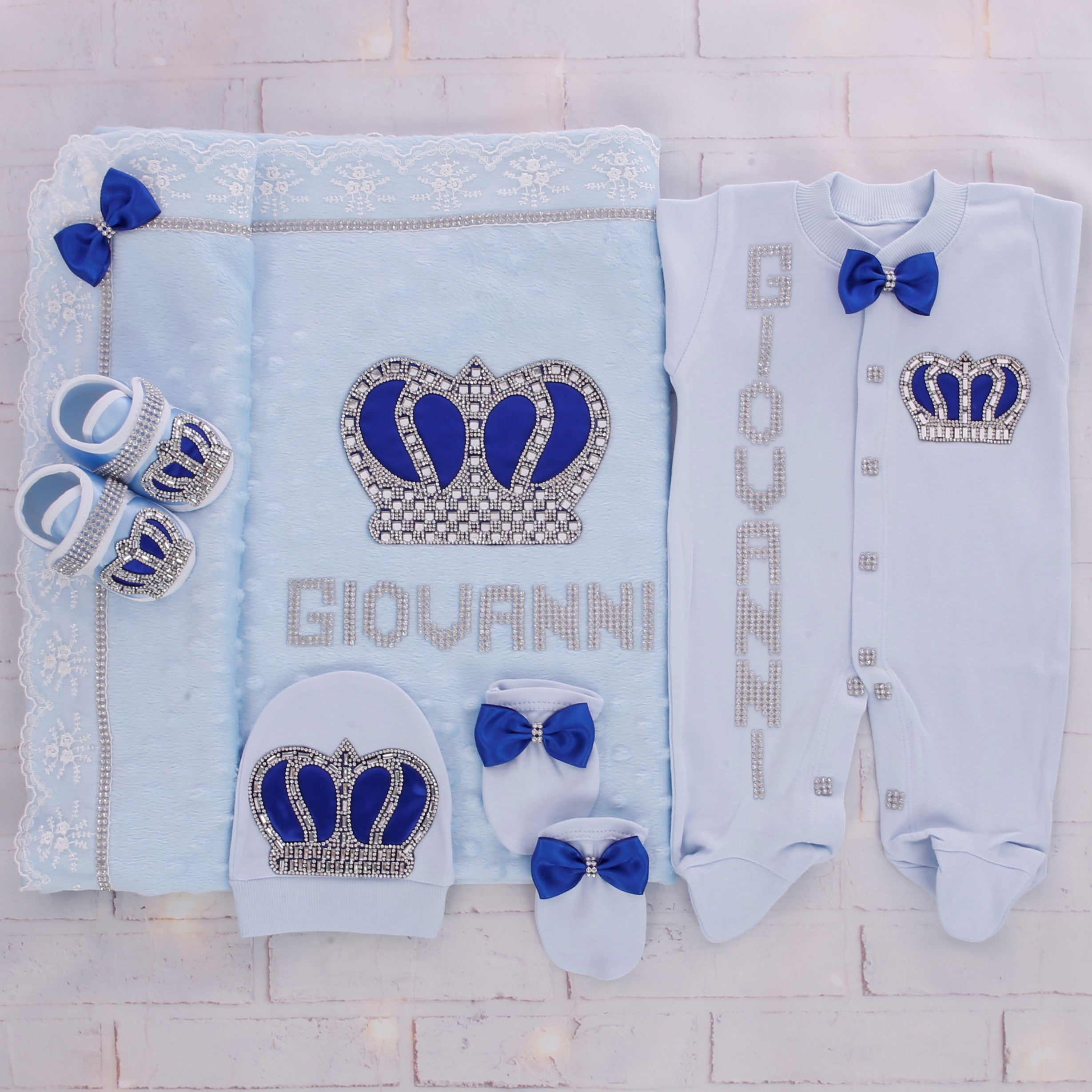 Prince's Azure Delight Baby Set