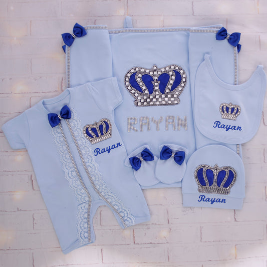 Graceful Blue Baby Set