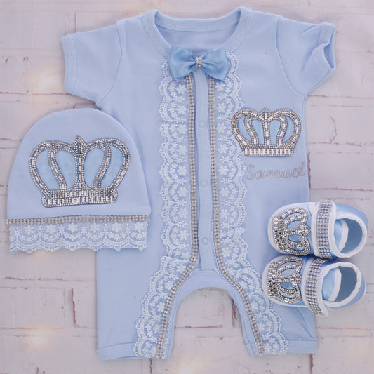 Blue Petal Majesty Baby Set