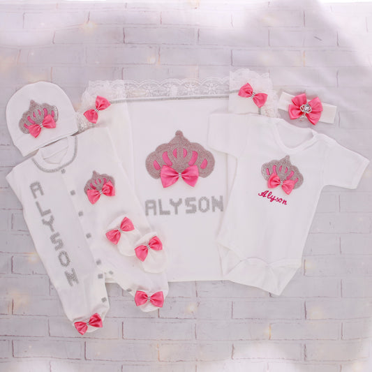 White and Pink Angel Princess Delight Set