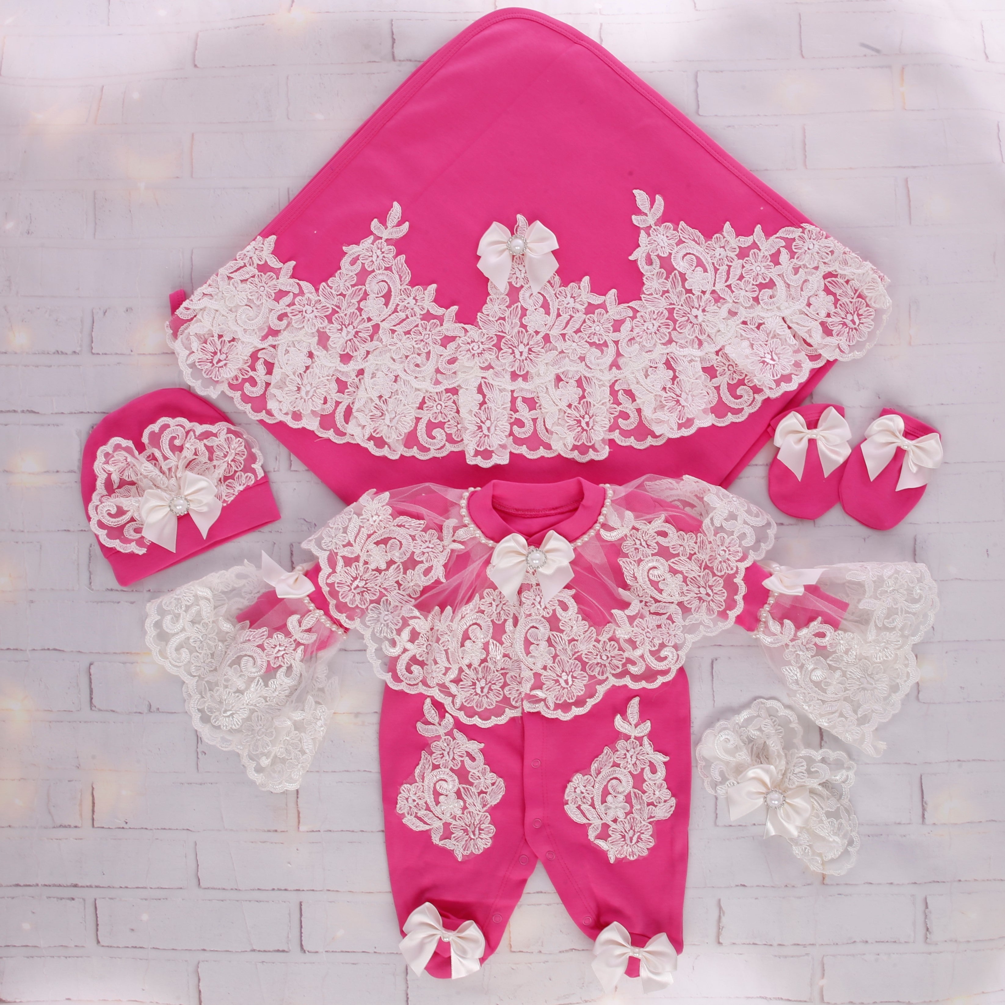 Adorable Pink Angel Princess Jewel Set