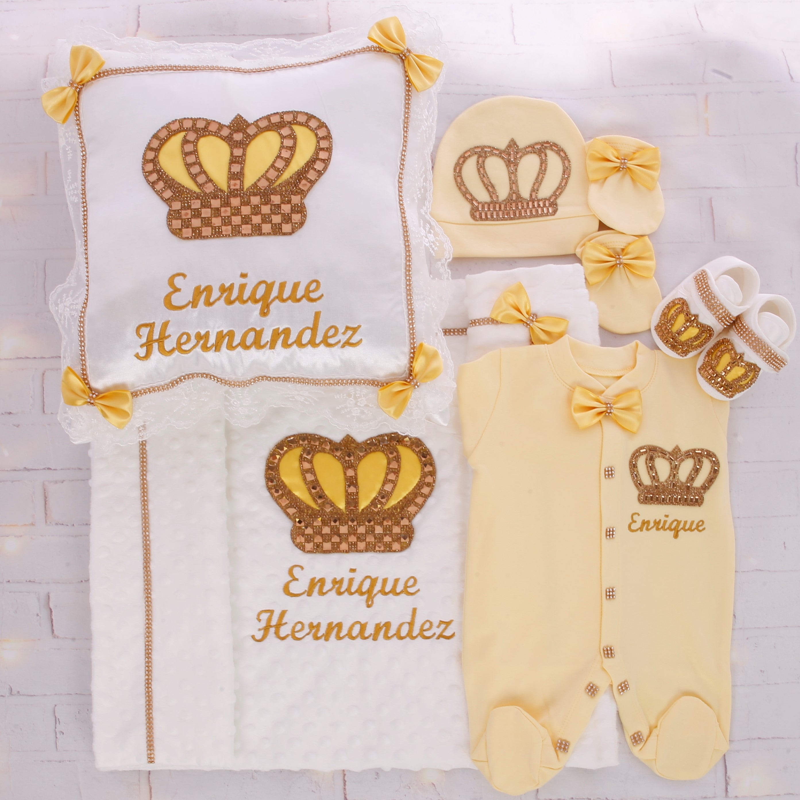 Yellow Adorable Princess Jewel Set