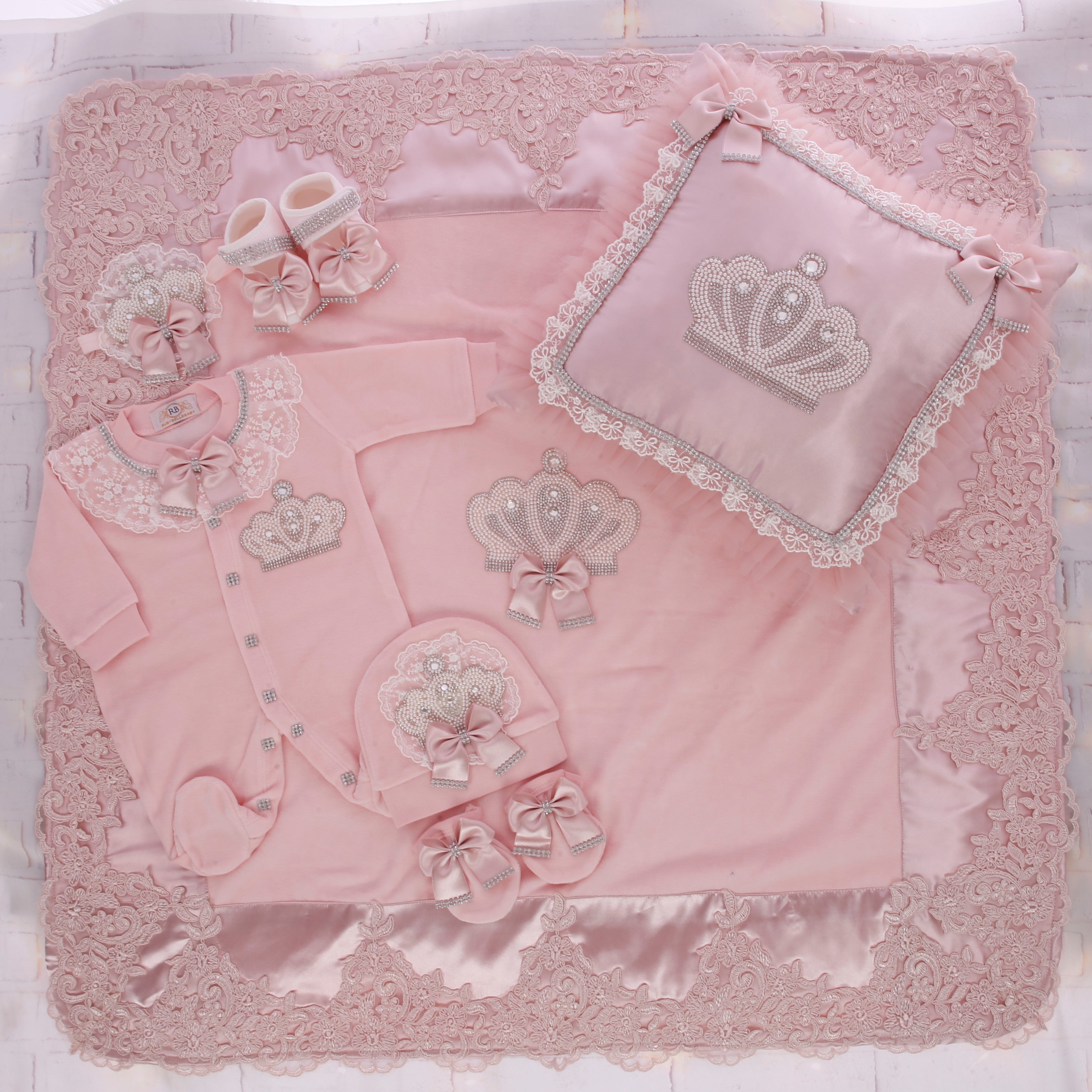 Sweet Pink Sovereign Baby Girl Set