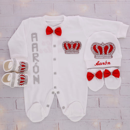 Princess Red Grace Baby Set