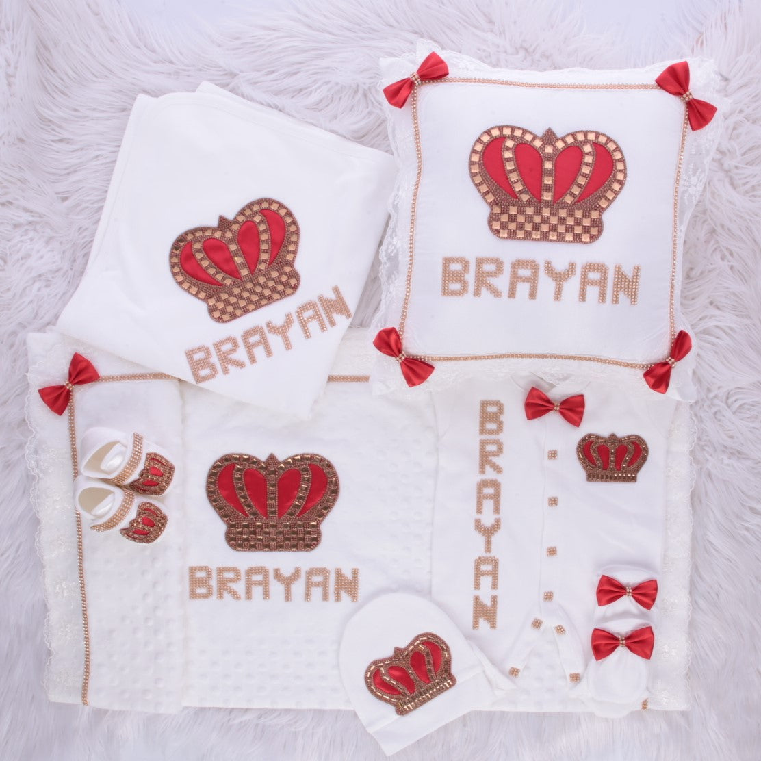 Red Majesty Baby Gift Set