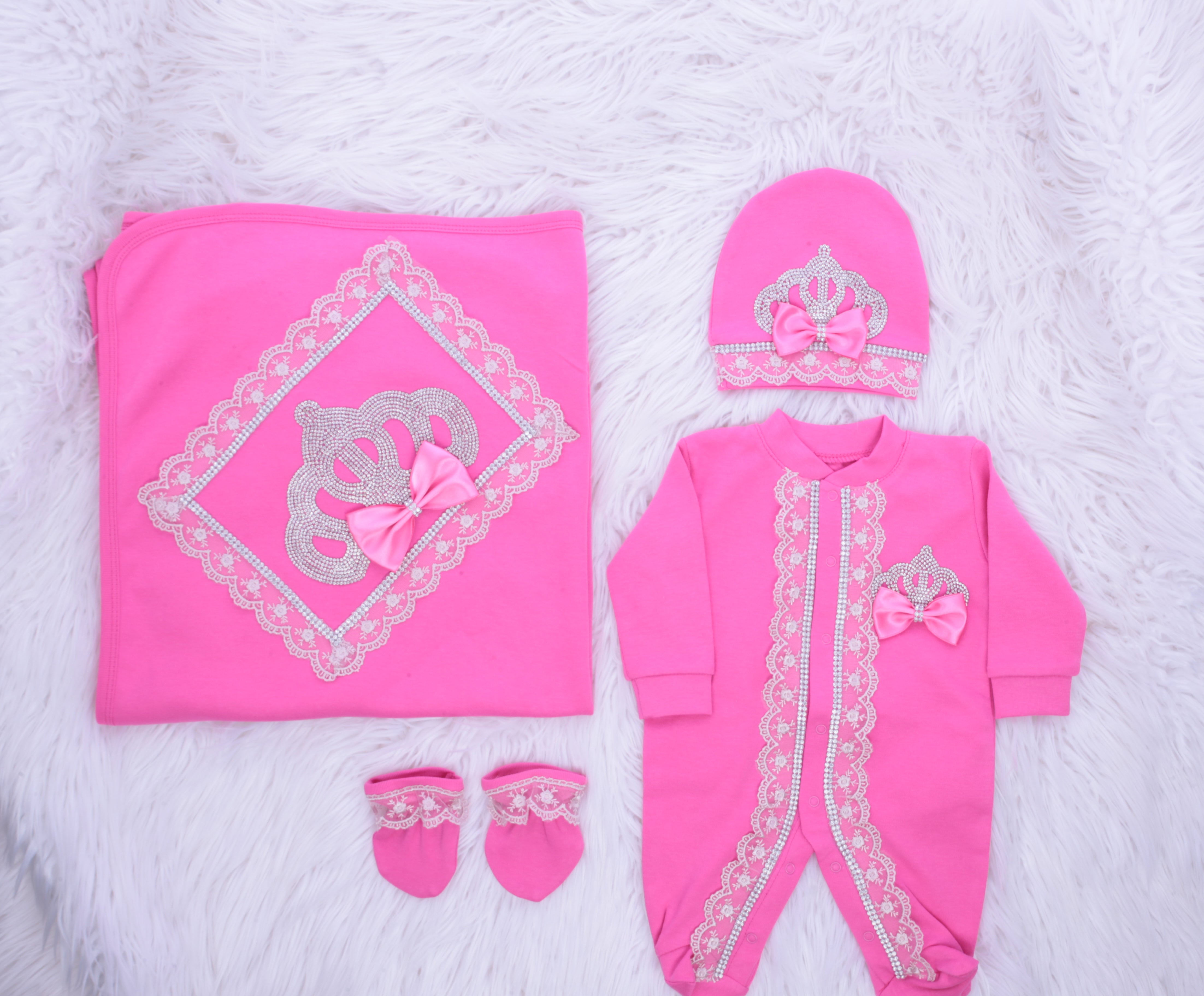 Fuchsia Fantasy Newborn Ensemble