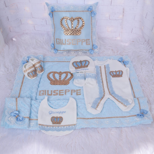 White & Blue Royal Grace Set