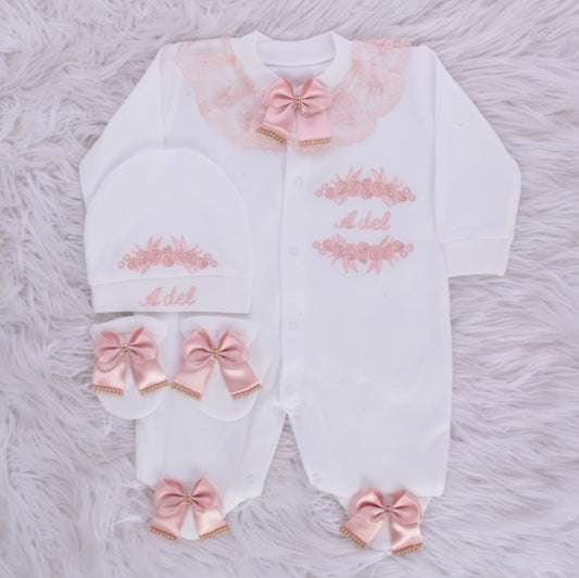 Conjunto Princesa Grace Rosy