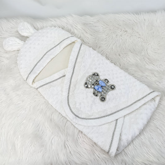 Little Prince Teddy Bear Swaddle