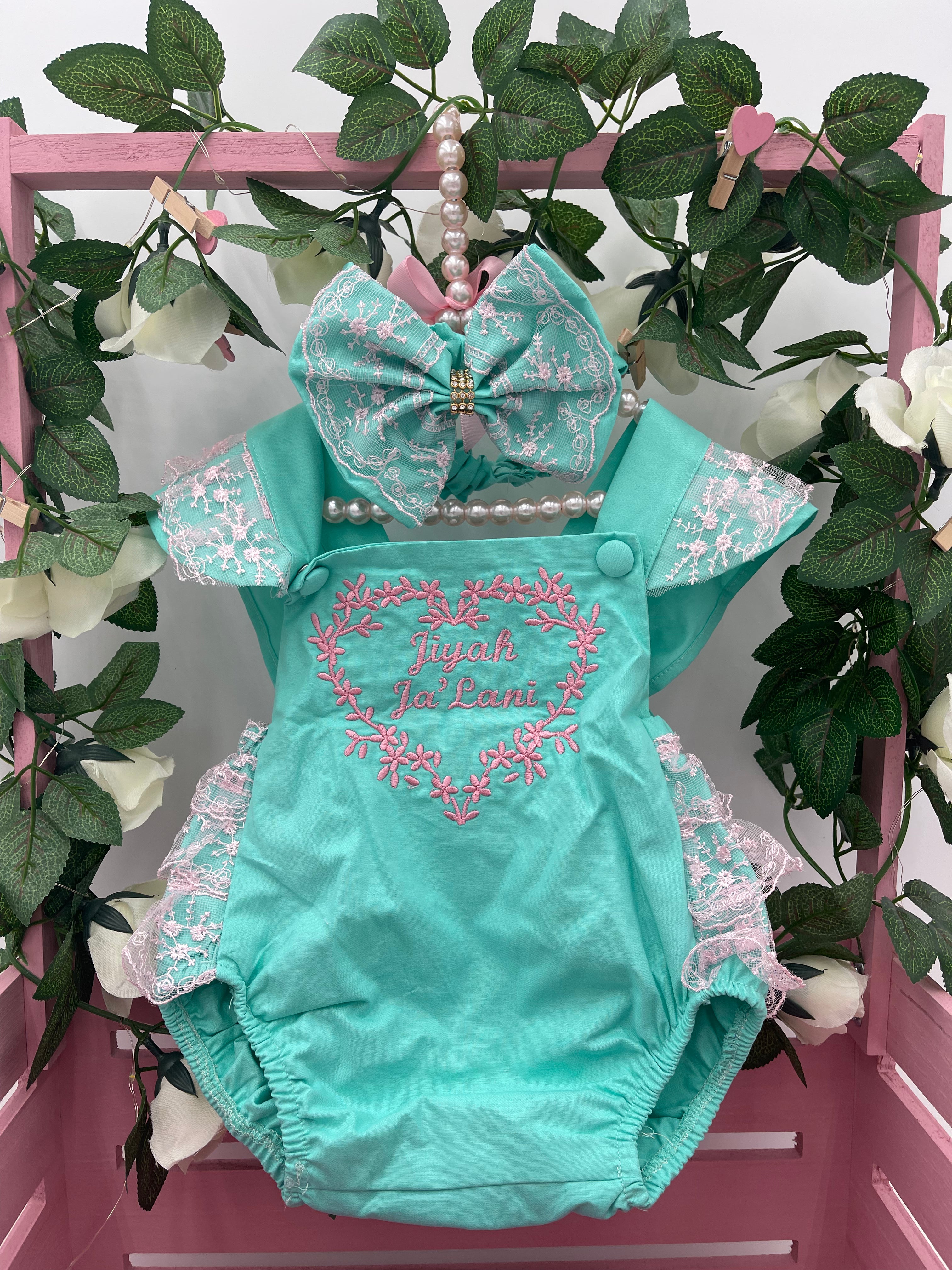 Adorable Turquoise Princess Set