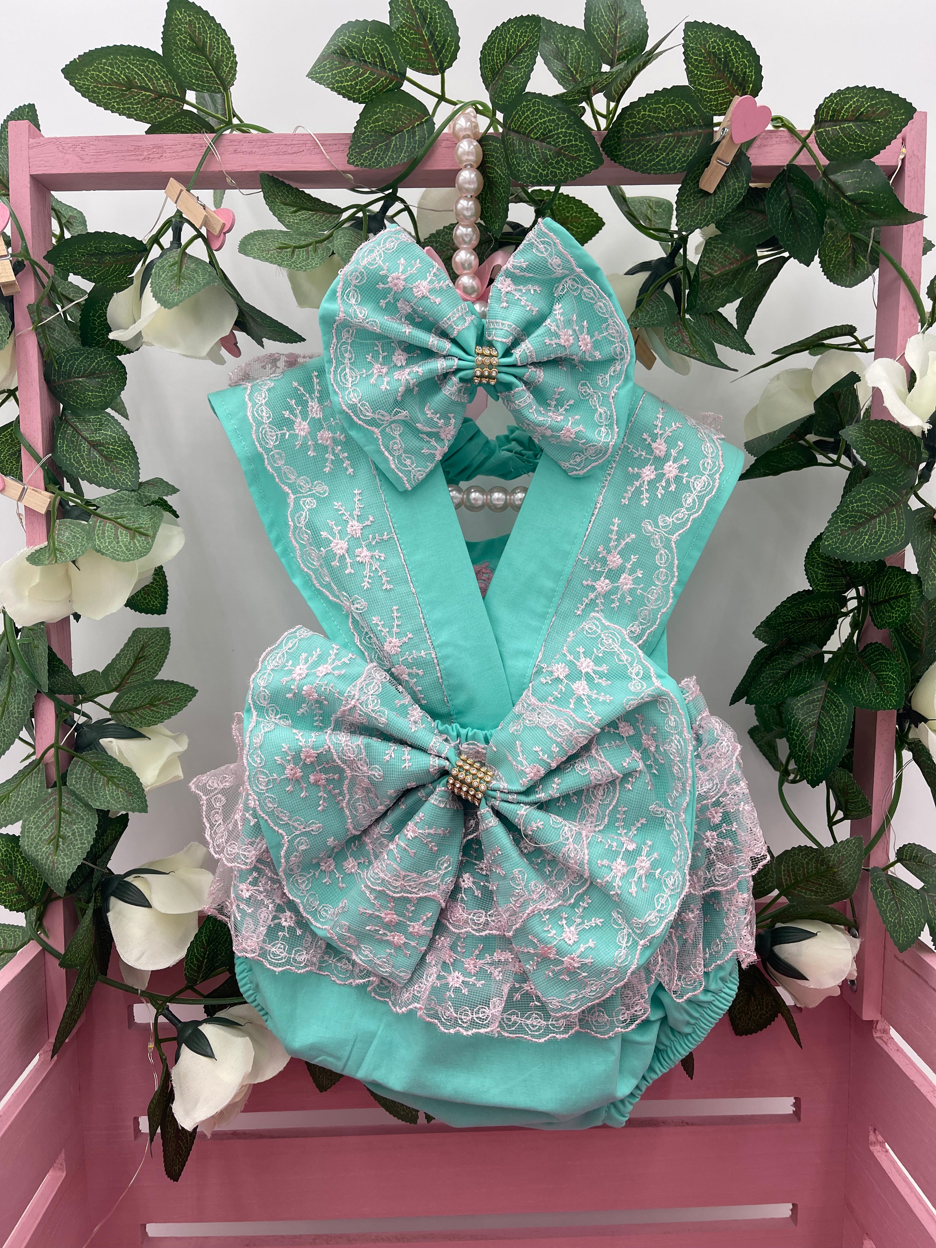 Adorable Turquoise Princess Set