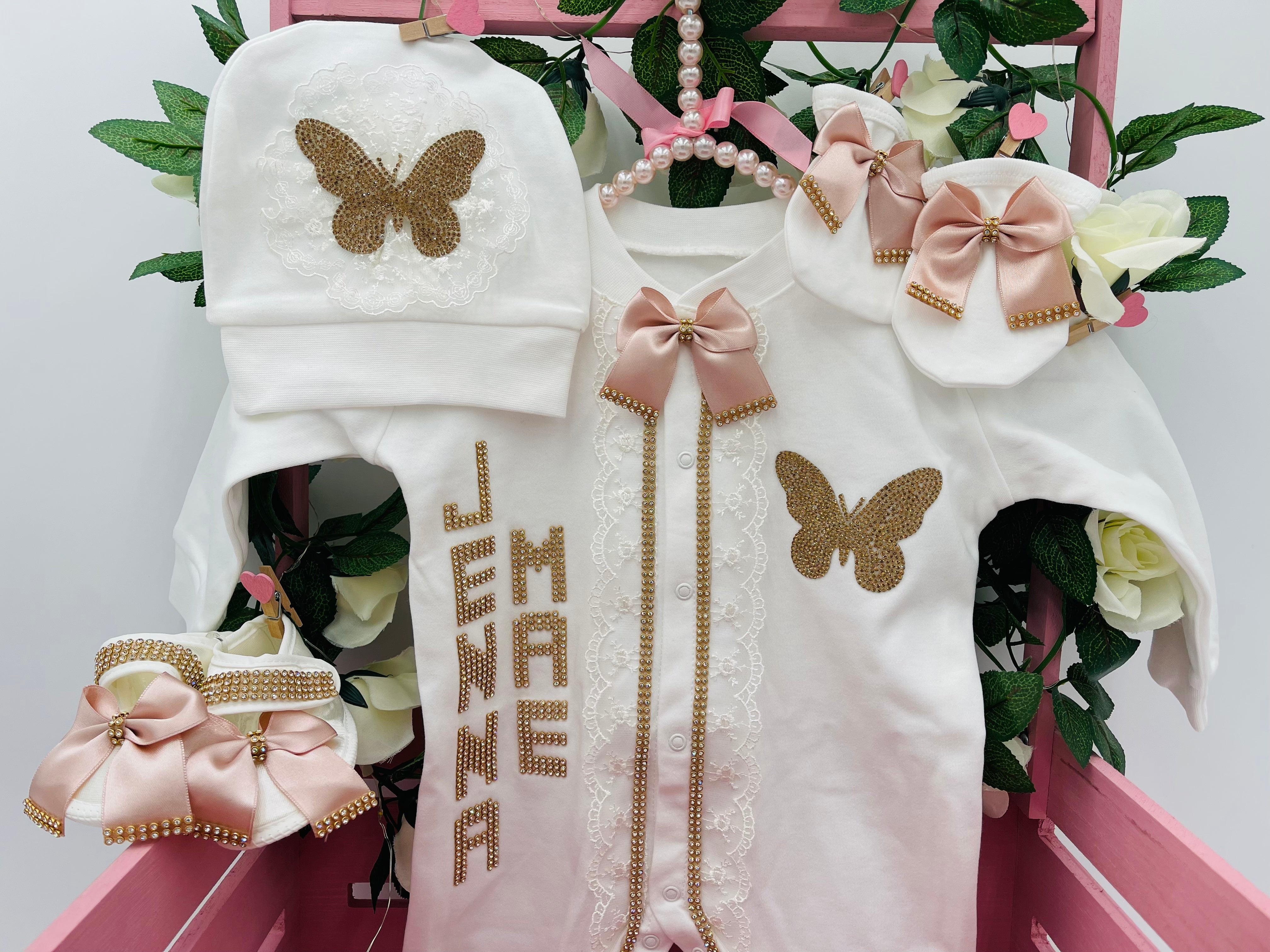 Butterfly Princess Baby Girl Set