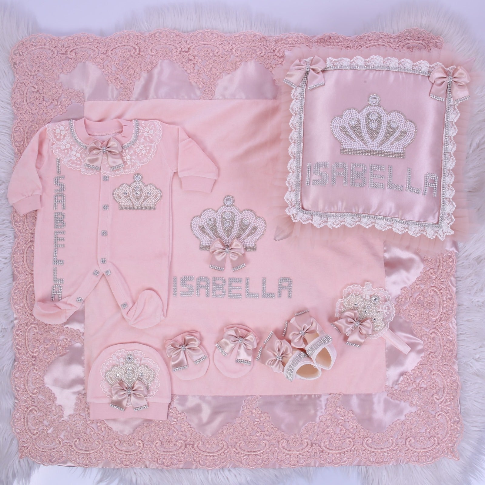 Sweet Pink Sovereign Baby Girl Set