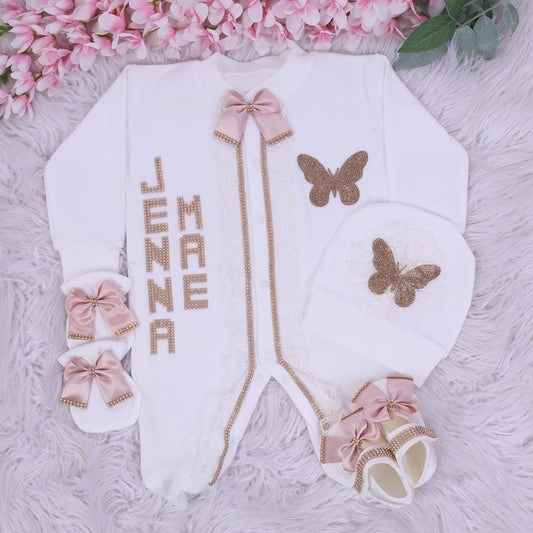 Butterfly Princess Baby Girl Set