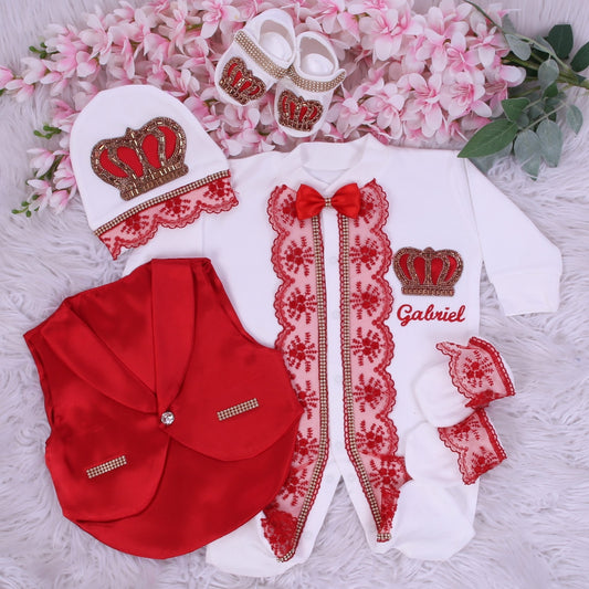 Conjunto Royal Red Blossom